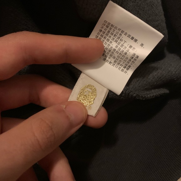 Bape A Bathing Ape X NBHD Shark Hoodie Medium - Picture 5 of 8